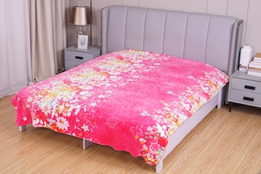 STARGOLD Single Ply Blanket Koria Quality Luxury Cloudy  Super Soft Blanket 100% Polyester Suitable Winter And Rainy Season 220X240CM Two Side 2 Colors