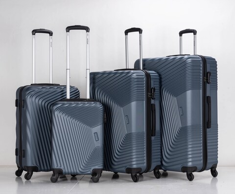 Buy VIPTOUR ABS Hardside 4Pcs Trolley Luggage Set Spinner Wheels