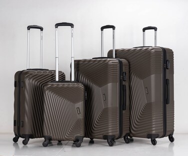 في أي بي تور ABS Hardside مجموعة حقائب ترولي 4 قطع بعجلات دوارة وقفل رقمي 20/24/28/32 بوصة