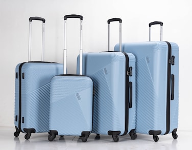 VIPTOUR ABS Hardside 4Pcs Trolley Luggage Set Spinner Wheels With Number Lock 20/24/28/32 Inches