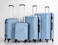 VIPTOUR ABS Hardside 4Pcs Trolley Luggage Set Spinner Wheels With Number Lock 20/24/28/32 Inches