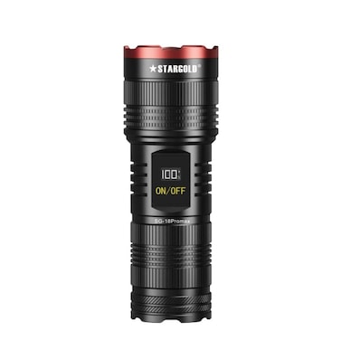 STARGOLD Rechargeable LED Flashlight German Technology 40W LED Light 12000mAh Lithium Battery