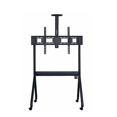 ستارجولد حامل تلفزيون متنقل على الأرض لحمل تلفزيون 60-110 بوصة بحد أقصى 100 كجم، VESA 1000x600 مم