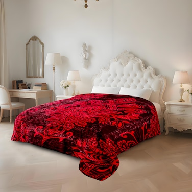 STARGOLD Double Ply Raschel Premium Quality Blanket 200X240CM 6KG, SG-BL2062