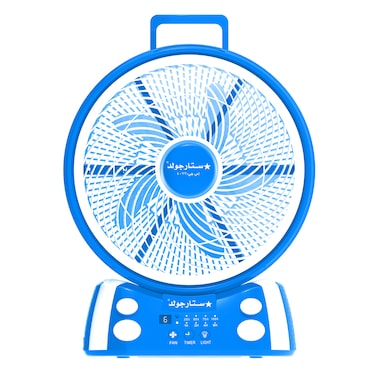STARGOLD Rechargeable High-Speed Turbo Table Fan 14&quot; Inch With Remote Control, AC/DC Operated, SG-4077