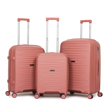 STARLIFE Trolley Luggage 3 Pieces Set PP Hard Side Bag 360 Degree Spinner Wheels Trolley Luggage Set With TSA Lock 20/24/28 Inches SL-PP2