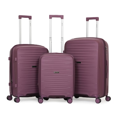 STARLIFE Trolley Luggage 3 Pieces Set PP Hard Side Bag 360 Degree Spinner Wheels Trolley Luggage Set With TSA Lock 20/24/28 Inches SL-PP2