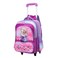 STARGOLD Baby Backpack 3Pcs For Baby Girls 1 lunch 1 Pencil Box And 1 Bag With Adjustable Strap For School 2 Wheels 12 Inch