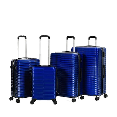 STARLIFE Luggage 4 Pcs Hardside Luggage Set Spinner 4 Wheels Number Lock Luggage Trolley 20/24/28/32 Inches