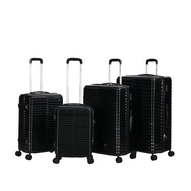 STARLIFE Luggage 4 Pcs Hardside Luggage Set Spinner 4 Wheels Number Lock Luggage Trolley 20/24/28/32 Inches
