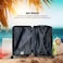 STARLIFE Luggage 4 Pcs Hardside Luggage Set Spinner 4 Wheels Number Lock Luggage Trolley 20/24/28/32 Inches