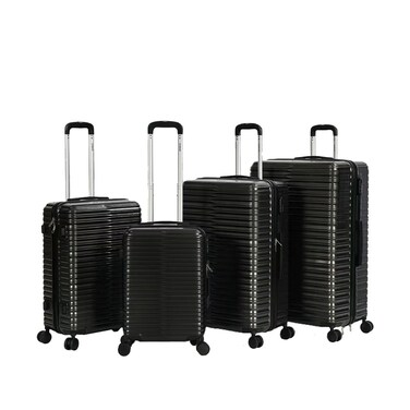STARLIFE Luggage 4 Pcs Hardside Luggage Set Spinner 4 Wheels Number Lock Luggage Trolley 20/24/28/32 Inches