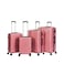 STARLIFE Luggage 4 Pcs Hardside Luggage Set Spinner 4 Wheels Number Lock Luggage Trolley 20/24/28/32 Inches