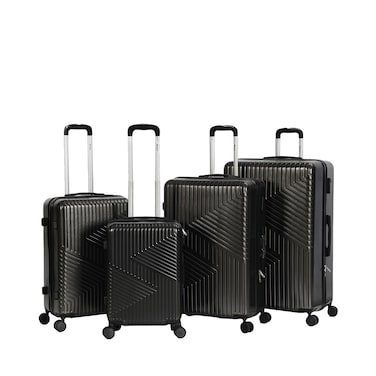 STARLIFE Luggage 4 Pcs Hardside Luggage Set Spinner 4 Wheels Number Lock Luggage Trolley 20/24/28/32 Inches