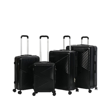 STARLIFE Luggage 4 Pcs Hardside Luggage Set Spinner 4 Wheels Number Lock Luggage Trolley 20/24/28/32 Inches