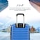 STARLIFE Luggage 4 Pcs Hardside Luggage Set Spinner 4 Wheels Number Lock Luggage Trolley 20/24/28/32 Inches