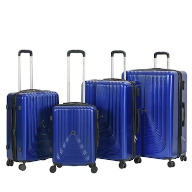 STARLIFE Luggage 4 Pcs Hardside Luggage Set Spinner 4 Wheels Number Lock Luggage Trolley 20/24/28/32 Inches