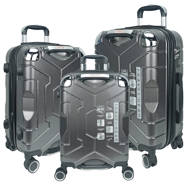 VIPTOUR Trolley Luggage Set of 3 PCS TPC Hard Side Spinner Wheels With TSA Lock 20/24/28 Inches