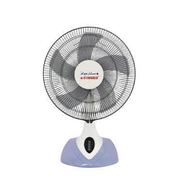 STARGOLD 16 Inch 60W Electric Table Fan Low/Medium/High And 5 Blade Design Oscillating Fan