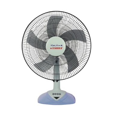 STARGOLD 18 Inch 60W Electric Table Fan Low/Medium/High And 5 Blade Design Oscillating Fan
