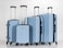 STARGOLD Luggage 4 Pcs Hardside Luggage Set Spinner 4 Wheels Number Lock Luggage Trolley 20/24/28/32 Inches