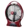 STARGOLD Rechargeable Fan 12 Inch AC/DC Oscillating Fan 22W With 8Pcs Super Bright LED Light