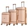 VIPTOUR Luggage Set of 3 PCS PP Softside 8 Wheels Travel Luggage Bag TSA Number Lock With Strong Zipper 20/24/28 Inches