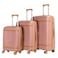 VIPTOUR Luggage Set of 3 PCS PP Softside 8 Wheels Travel Luggage Bag TSA Number Lock With Strong Zipper 20/24/28 Inches