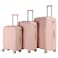 VIPTOUR Luggage Set of 3 PCS PP Softside 8 Wheels Travel Luggage Bag TSA Number Lock With Strong Zipper 20/24/28 Inches
