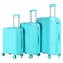 مجموعة حقائب سفر VIPTOUR مكونة من 3 قطع، مصنوعة من مادة البولي بروبيلين الناعمة، مزودة بثماني عجلات، وقفل رقمي معتمد من إدارة أمن النقل الأمريكية (TSA)، وسحاب متين، متوفرة بأحجام 20/24/28 بوصة.
