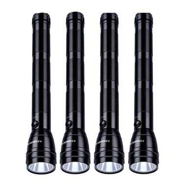 STARGOLD Rechargeable LED 4Pcs Combo Flashlight 2000mAh Battery Corrosion, Shock Resistance