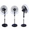 STARGOLD 16 Inch Electric Pedastal Fan 60W 3 Speeds Rotary Switcher 5 Blade Speed Controller Ideal for Office Bedroom Study Room Living Room
