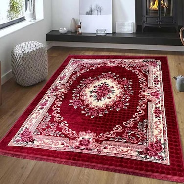 STARGOLD Portable Premium Carpet, High-Quality Premium Polyester Fabric, Foldable, Floral Design Carpets, Daily Use And Travel 180x200cm