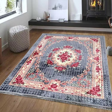 STARGOLD Portable Premium Carpet, High-Quality Premium Polyester Fabric, Foldable, Floral Design Carpets, Daily Use And Travel 180x200cm