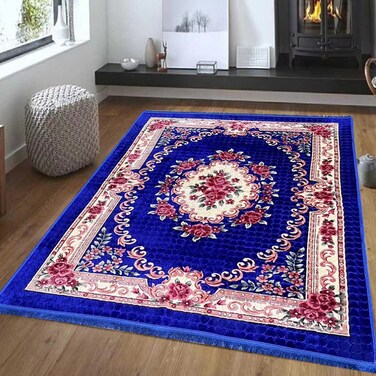 STARGOLD Portable Premium Carpet, High-Quality Premium Polyester Fabric, Foldable, Floral Design Carpets, Daily Use And Travel 180x200cm