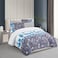 STARGOLD Microfiber Solid 6 Pieces Comforter Set Fitted Sheet, Pillow Sham, Pillow Case Comforter 240X220 CM King Size Mattress
