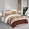 STARGOLD Microfiber Solid 6 Pieces Comforter Set Fitted Sheet, Pillow Sham, Pillow Case Comforter 240X220 CM King Size Mattress