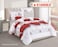 STARGOLD Microfiber Solid 6 Pieces Comforter Set Fitted Sheet, Pillow Sham, Pillow Case Comforter 240X220 CM King Size Mattress
