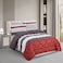 STARGOLD Microfiber Solid 6 Pieces Comforter Set Fitted Sheet, Pillow Sham, Pillow Case Comforter 240X220 CM King Size Mattress