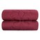 STARGOLD Microfiber Solid Comforter 8 Pieces Set Fitted Sheet, Pillow Sham, Pillow Case, Cushion Comforter 260X240 CM King Size Mattress, SG-CS2004-SOLID69 BURGUNDY