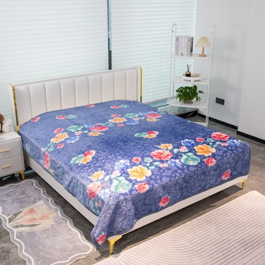 STARGOLD Single Ply Premium Cloudy Blanket 100% Polyester SPUN YARN Polyester, Suitable Winter And Rainy Season 155X210CM 5LB