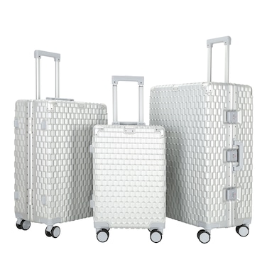 VIPTOUR Luggage PC Hard Side Zipperless Luggage Set of 3 PCS TSA Lockable Travel Suitcases 20/25/29