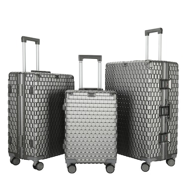 VIPTOUR Luggage PC Hard Side Zipperless Luggage Set of 3 PCS TSA Lockable Travel Suitcases 20/25/29
