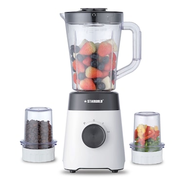 خلاط ستارجولد تيتانيو 3 في 1 - قوة 600 واط مع تقنية باور تشوب، SG-1389