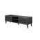 Gray TV unit 140 x 40 x 44.5 cm