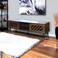 Brown TV unit, 140 x 40 x 44.5 cm