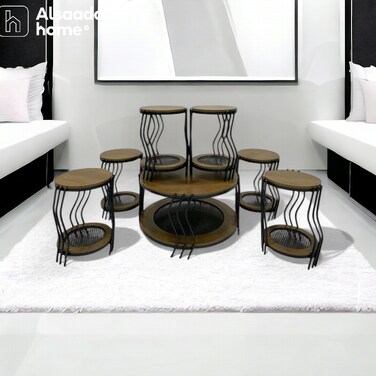 طقم طاولات قهوه  7 قطع - كوفي