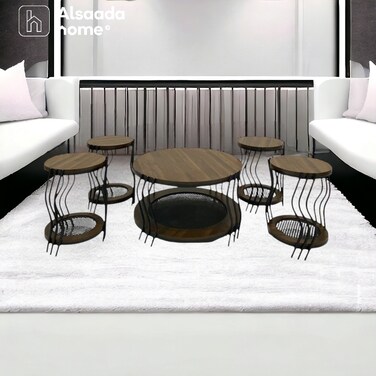 Coffee table set 5 pieces - coffee