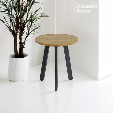 Single service table 55-45-45 cm - brown