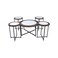 5-piece coffee table set - ceramic &amp; wood